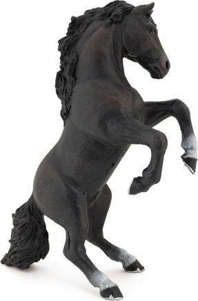 Figurine Papo Stallion standing on the back of black