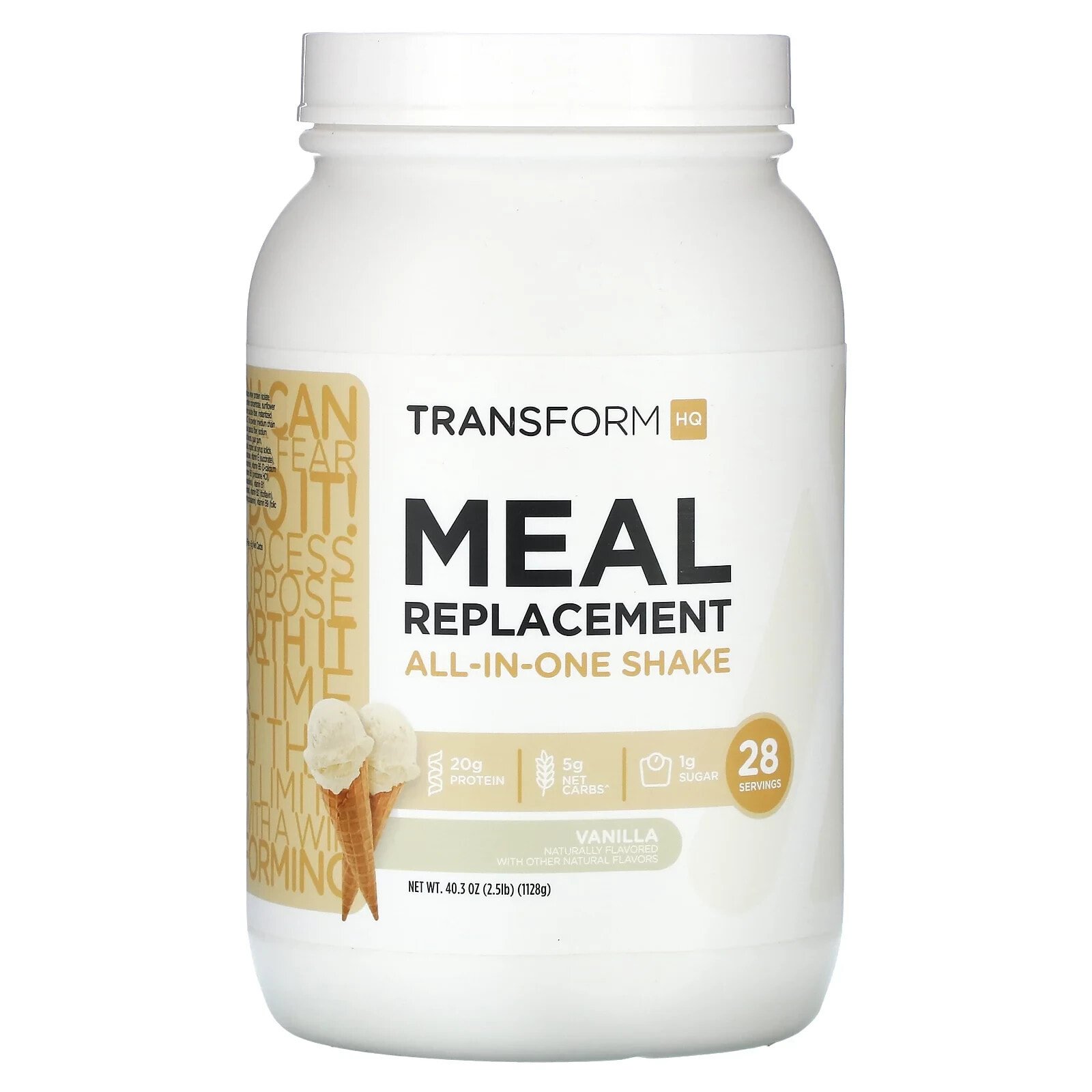Meal Replacement, All-in-One Shake, Vanilla, 2.5 lb 40.3 (1128 g)
