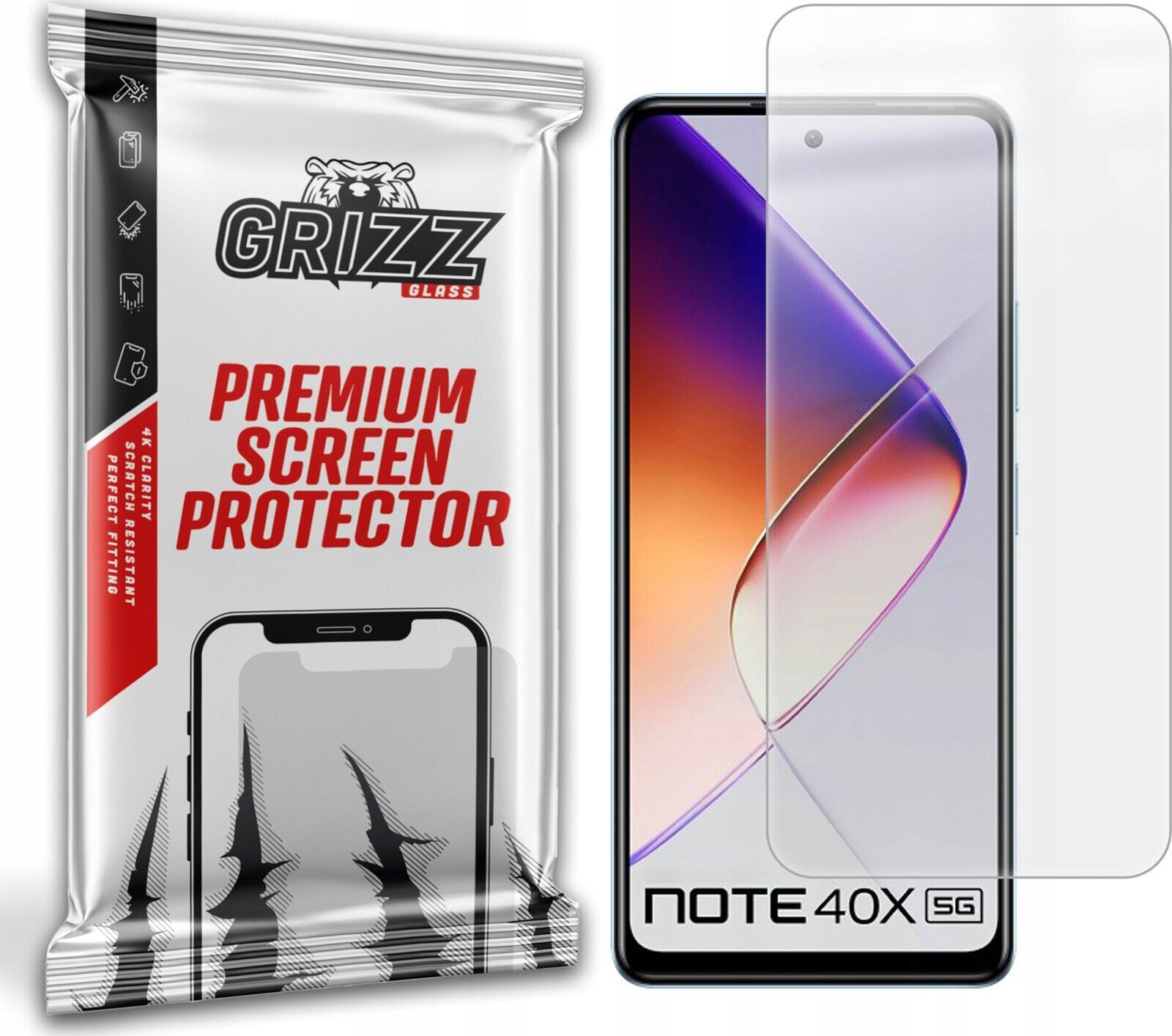 GrizzGlass Folia matowa GrizzGlass PaperScreen do Infinix Note 40X