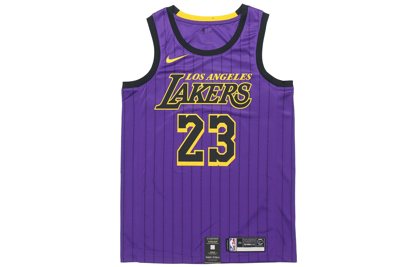 Nike LeBron James 城市版球衣 SW球迷版 湖人 詹姆斯 23号 男款 紫色 / Кроссовки Nike LeBron James SW 23 AJ4618-510