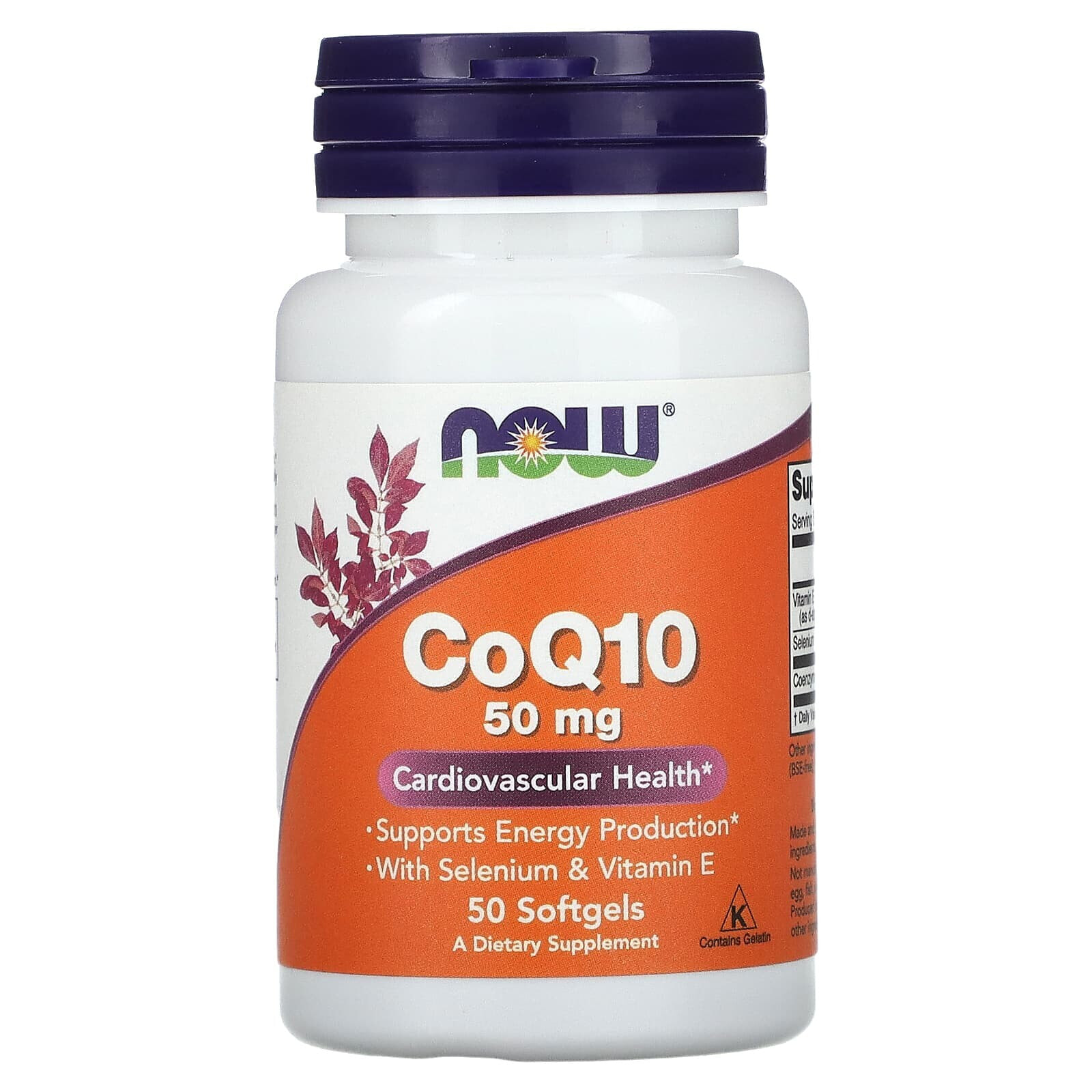 CoQ10, 50 mg, 50 Softgel