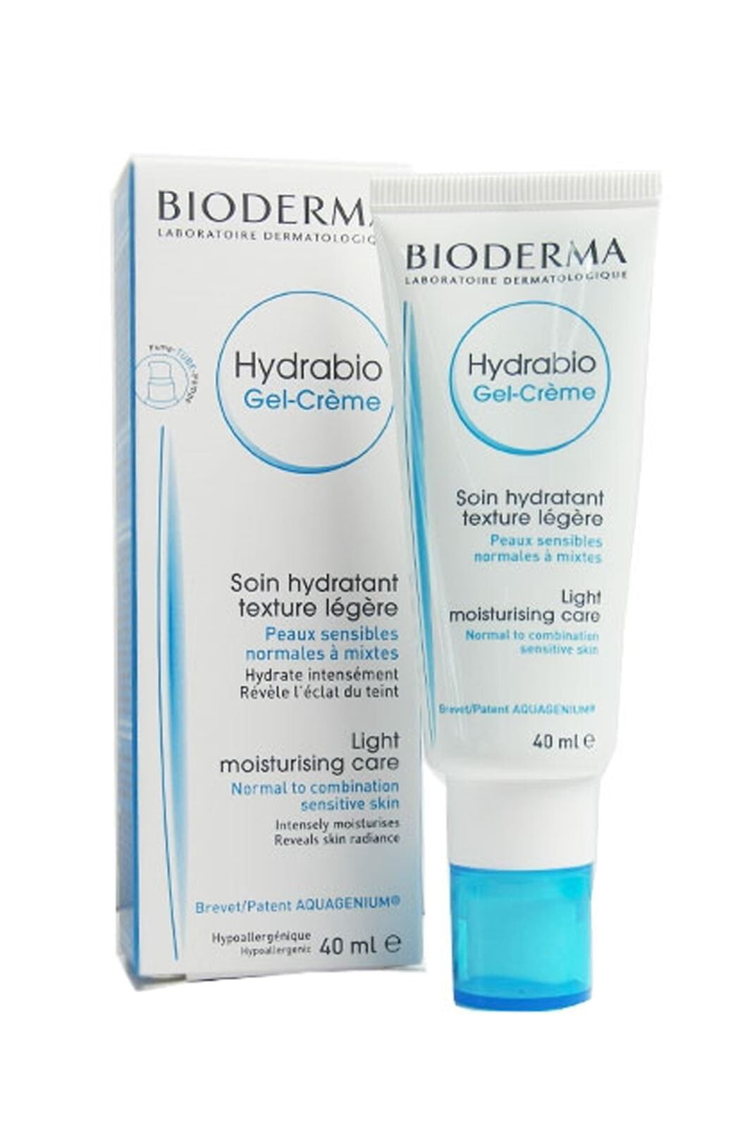 Bioderma Hydrabio Gel-Cream Легкий увлажняющий гель-крем для чувствительной кожи 40 мл