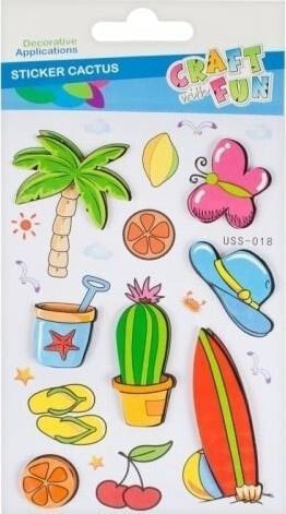 Craft with Fun 3D Vacation Stickers