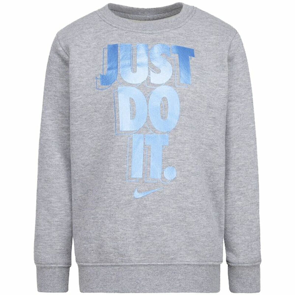 Children’s Sweatshirt without Hood Nike Gifting Grey