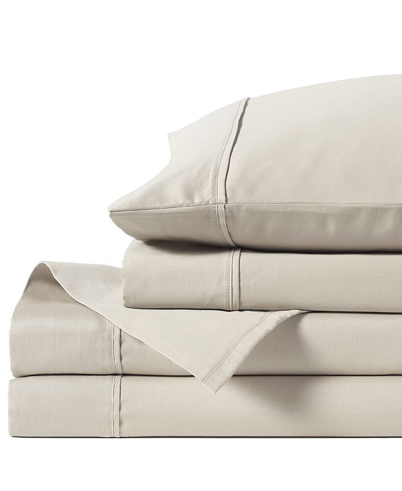 Anne Klein reverie Cotton Under 200-Thread Count 3 Piece Twin Solid Sheet Set