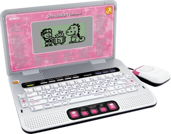 School start laptop E pink