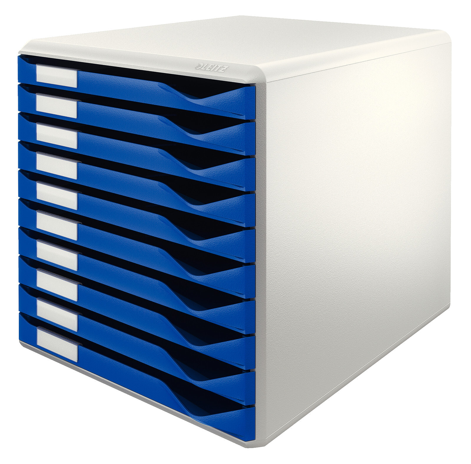 Leitz 52810035 файловая коробка/архивный органайзер Полистрол Синий, Серый
