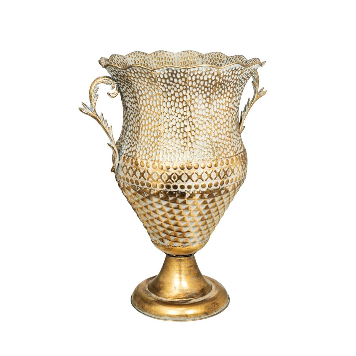 Wineglass Romimex Golden 50 x 58 x 39 cm Decorative