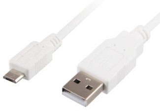 Sharkoon 1.5m, Micro-USB2.0-B/USB2.0-A USB кабель 1,5 m 2.0 USB A Micro-USB B Белый 4044951017775