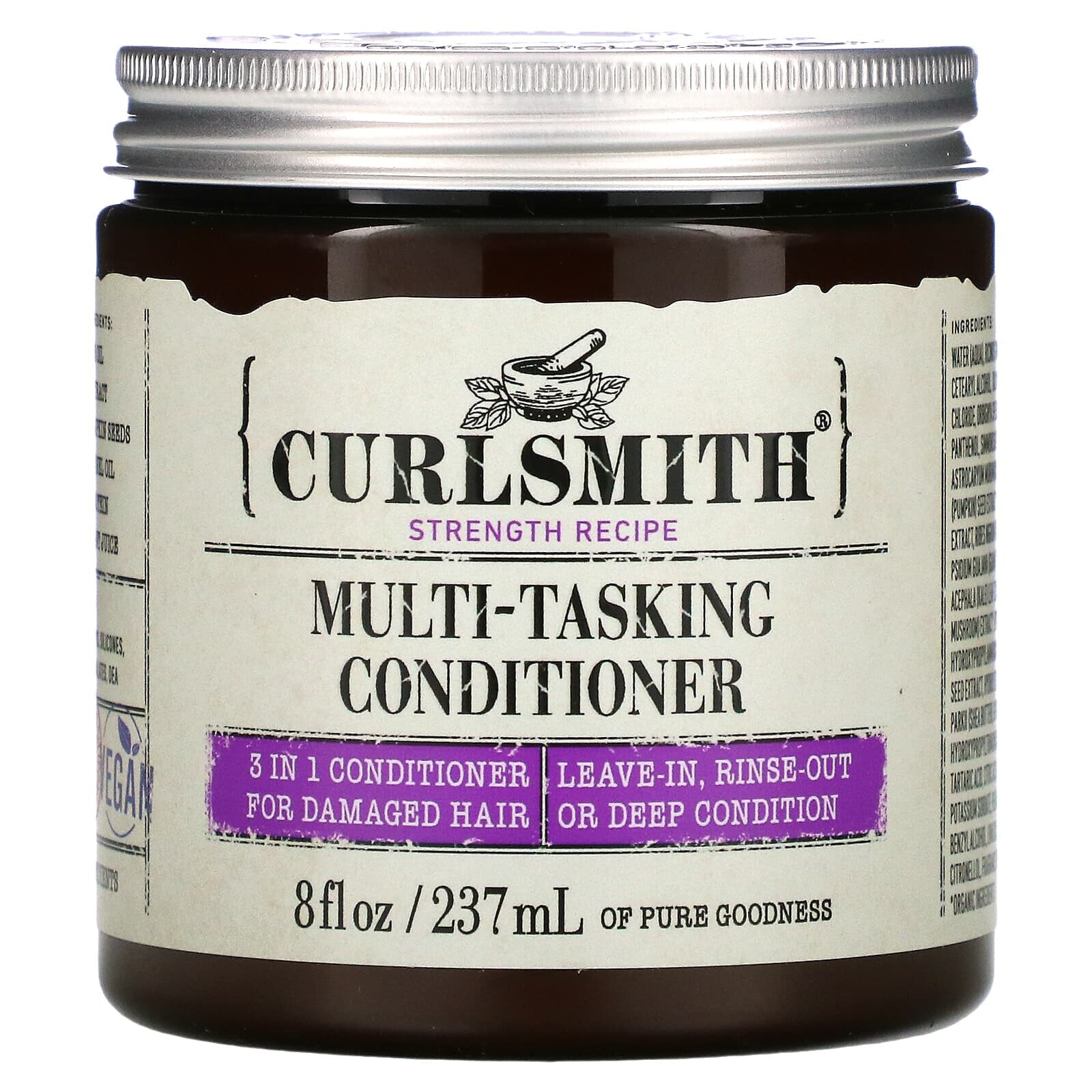 Curlsmith Multi-Tasking 3 In 1 Conditioner Восстанавливающий несмываемый кондиционер для поврежденных волос 237 мл