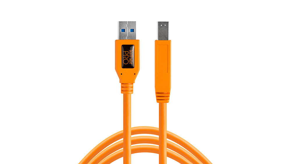 Tether Tools CU5460ORG USB кабель 4,6 m 3.2 Gen 1 (3.1 Gen 1) USB A USB B Оранжевый