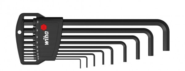 Набор шестигранных штифтовых ключей  L-образной формы Wiha Classic 06386 9 шт