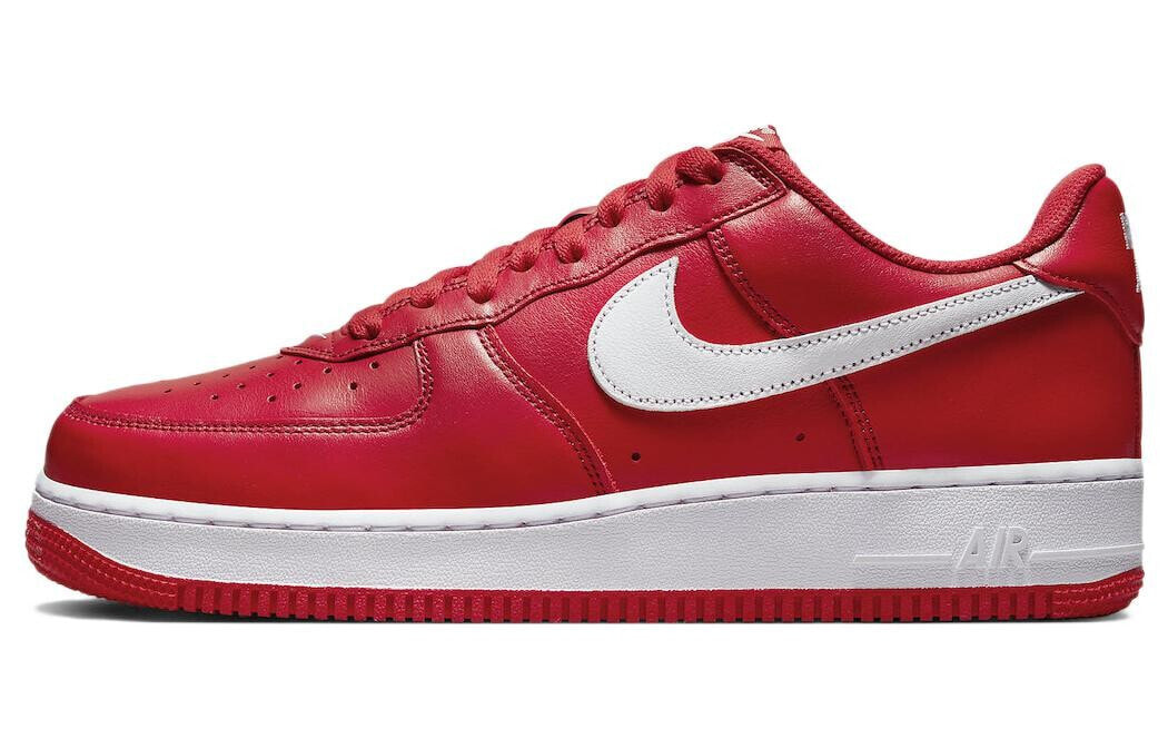 Nike Air Force 1 Low 防滑减震耐磨 低帮 板鞋 男女同款 红色 / Кроссовки Nike Air Force 1 Low FD7039-600