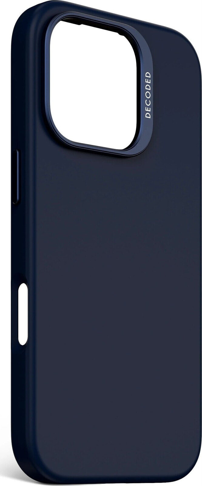 Decoded Decoded AntiMicrobial Silicone Backcover - silikonowa obudowa ochronna do iPhone 16 Pro kompatybilna z MagSafe (blue print)