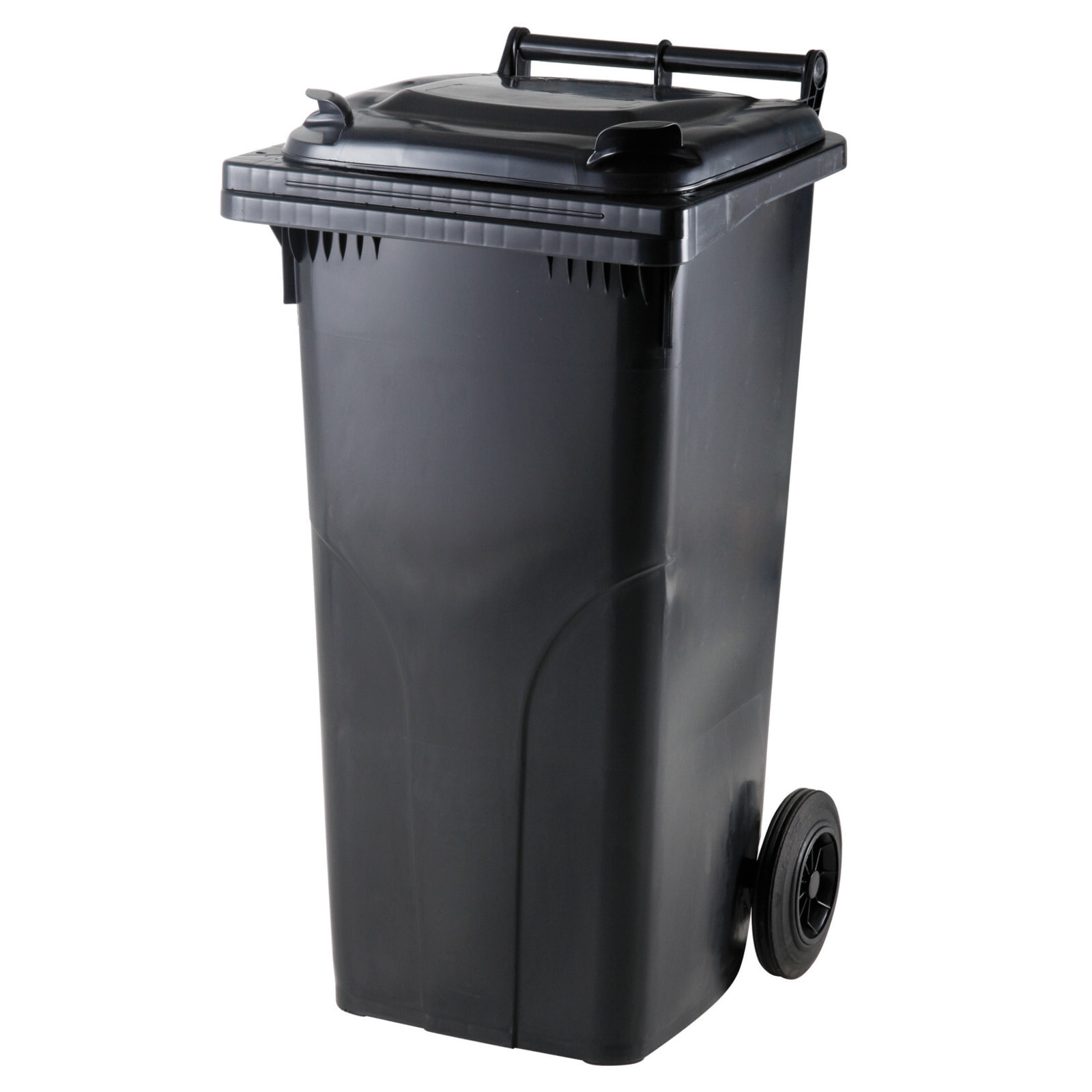 Waste and trash can container ATESTS Europlast Austria - black 120L