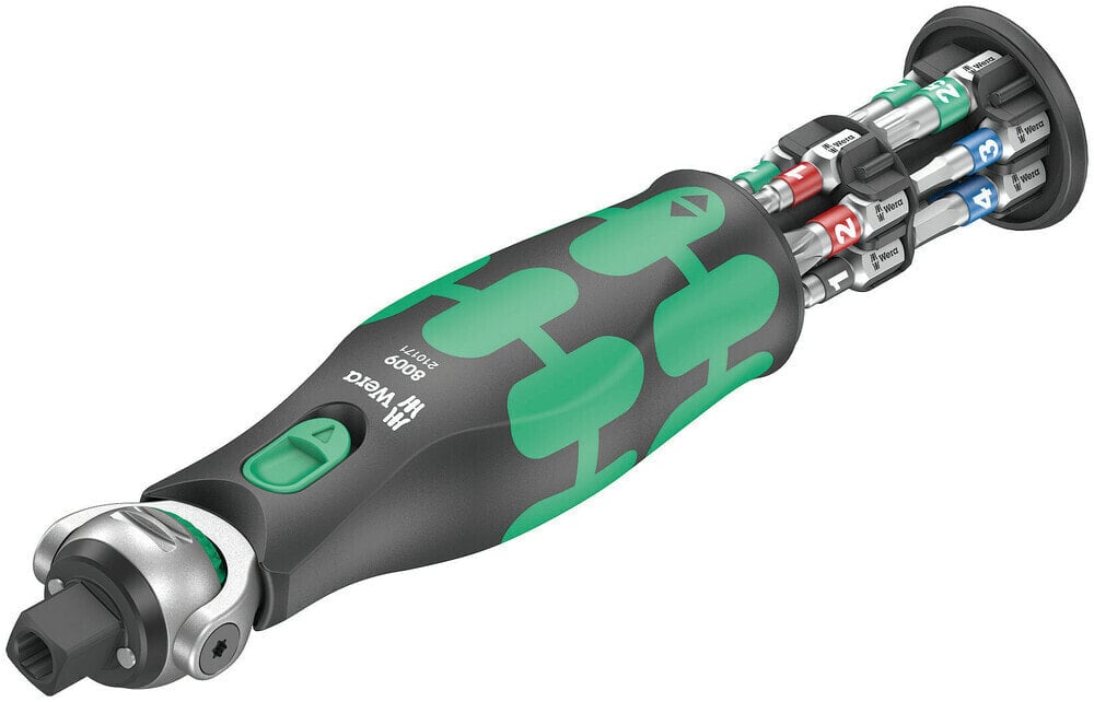 Wera Bit-Schraubendreher 8009 Zyklop Pocket 1, 13 teilig mit 1/4