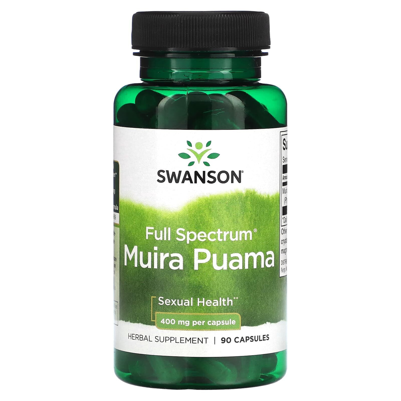 Full Spectrum, Muira Puama, 400 mg, 90 Capsules
