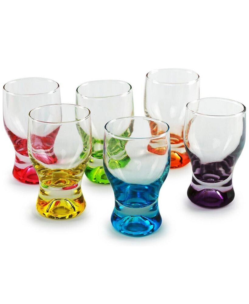 Circleware tipsy With Style Set of 6 - 1.7 oz