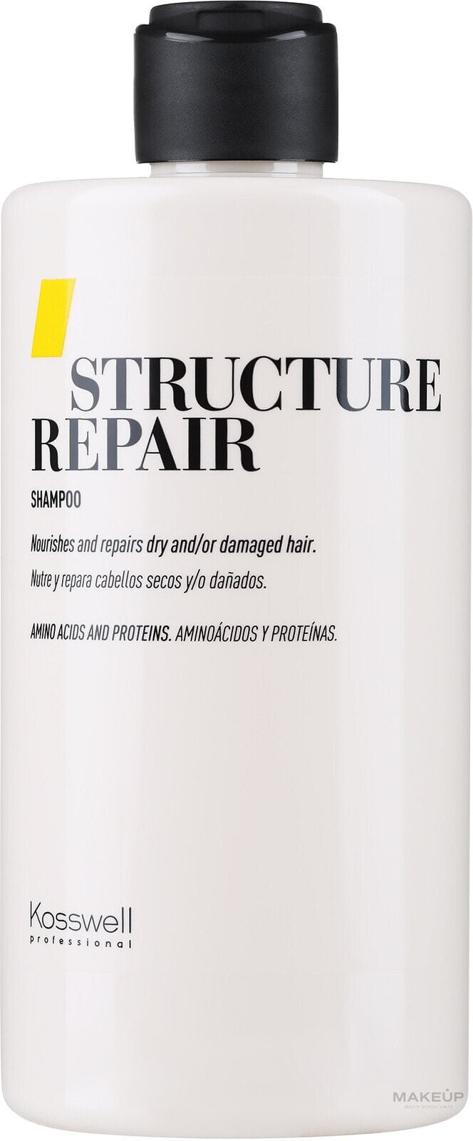 Nährendes und regenerierendes Shampoo für strapaziertes und trockenes Haar - Kosswell Professional Innove Structure Repair Shampoo