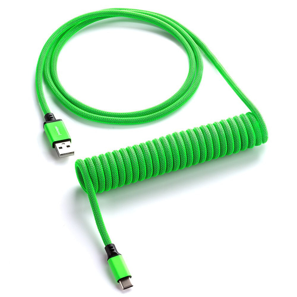 cablemod Clas. Coiled Keyb. Cab gn 1.50m| USB-A> USB-C