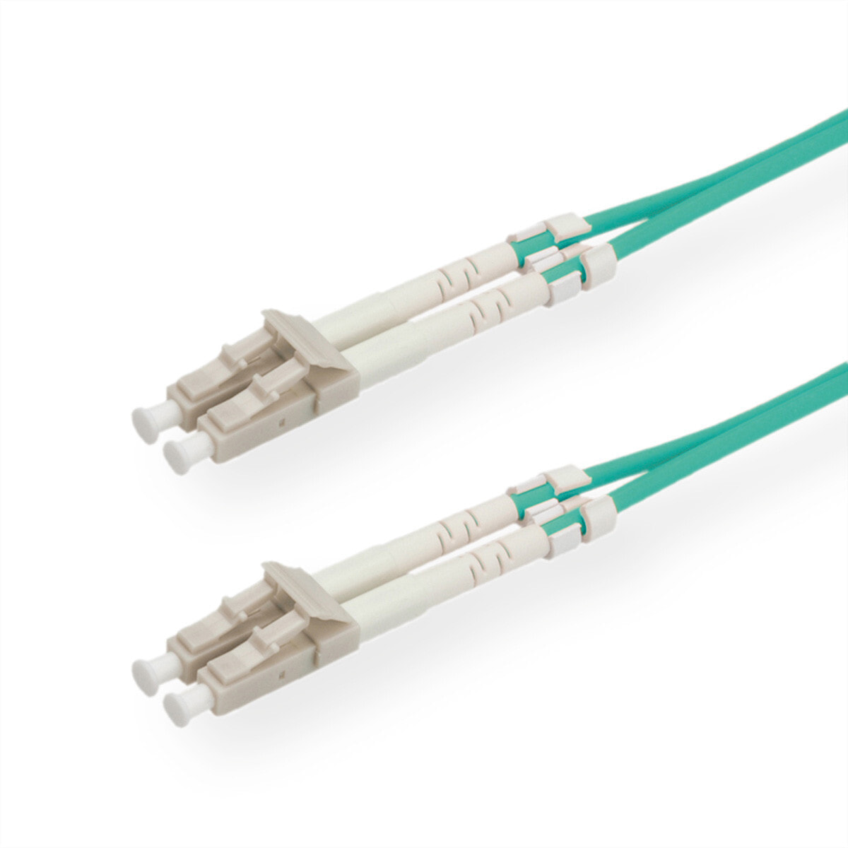 ROLINE Fibre Optic Jumper Cable, 50/125µm, LC/LC, OM3, turquoise 0.5 m волоконно-оптический кабель Бирюзовый 21.15.8700