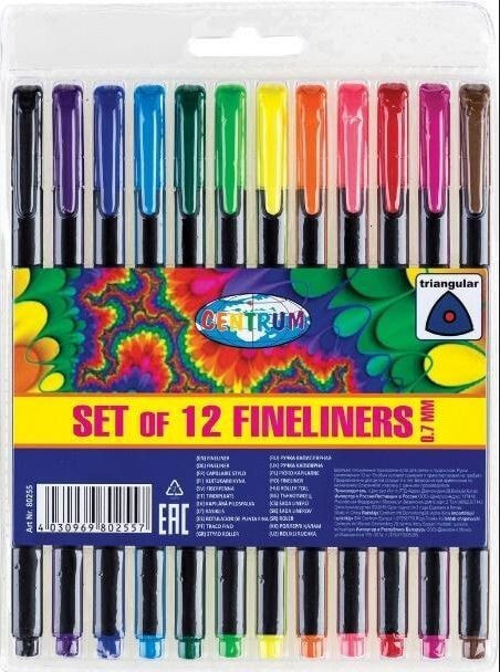 Panta Plast Fineliners set x12 pcs. 80255