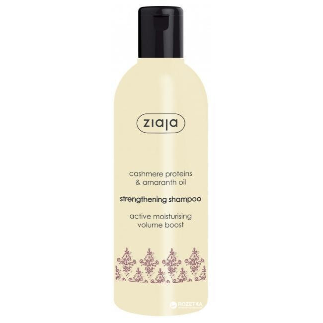 Ziaja Strength Firming Cashmere Shampoo Укрепляющий кашемировый шампунь 300 мл