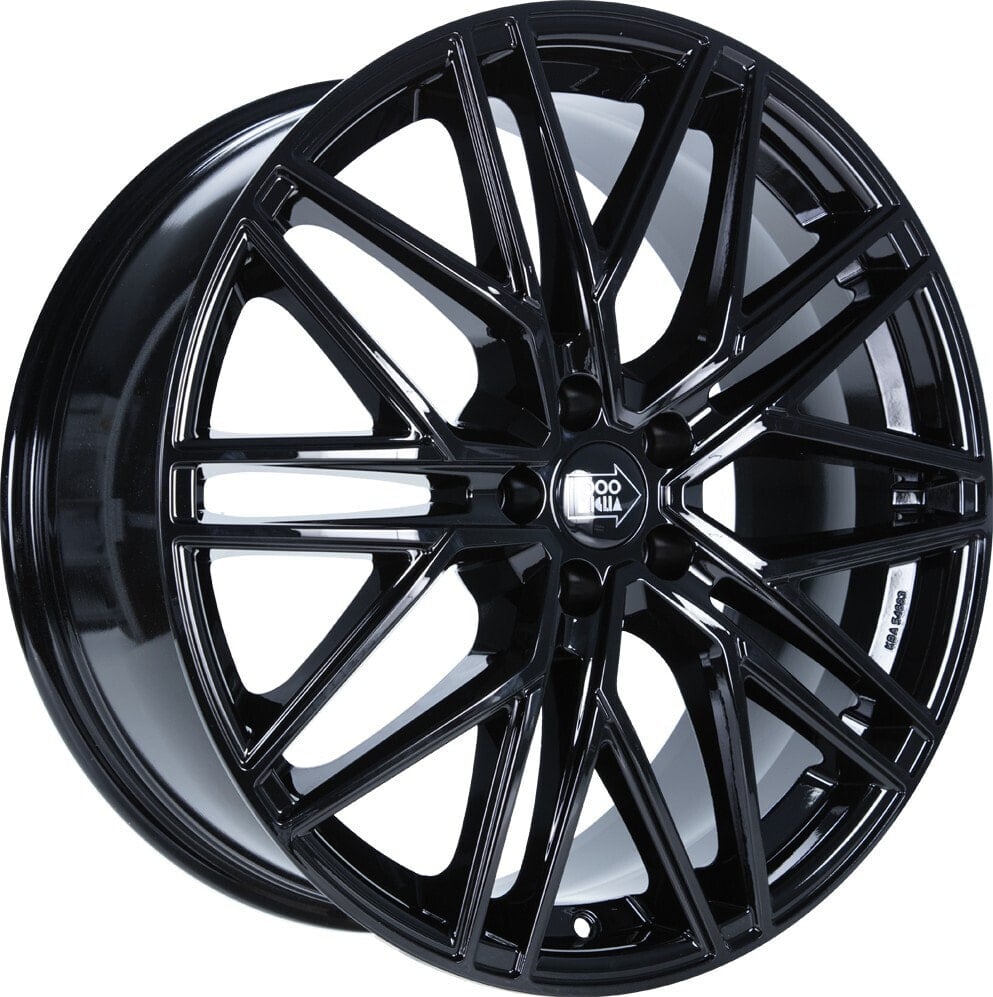 Колесный диск литой 1000 Miglia MM1023 gloss black 9x19 ET40 - LK5/112 ML66.6