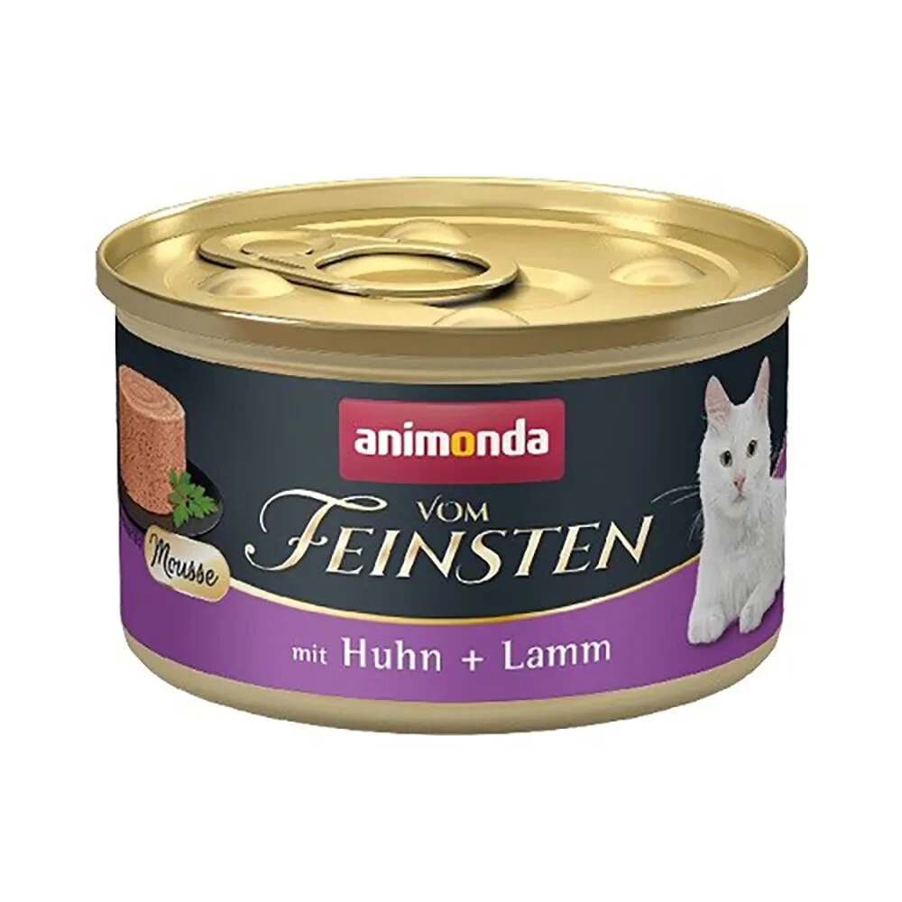 ANIMONDA Vom feinsten mush chicken and lamb wet cat food 85g