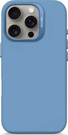 Decoded Decoded AntiMicrobial Silicone Backcover - silikonowa obudowa ochronna do iPhone 16 Pro kompatybilna z MagSafe (air blue)