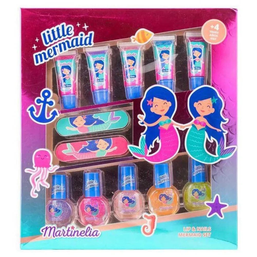 AQUARIUS COSMETIC Little Mermaid Nail Set Martinelia