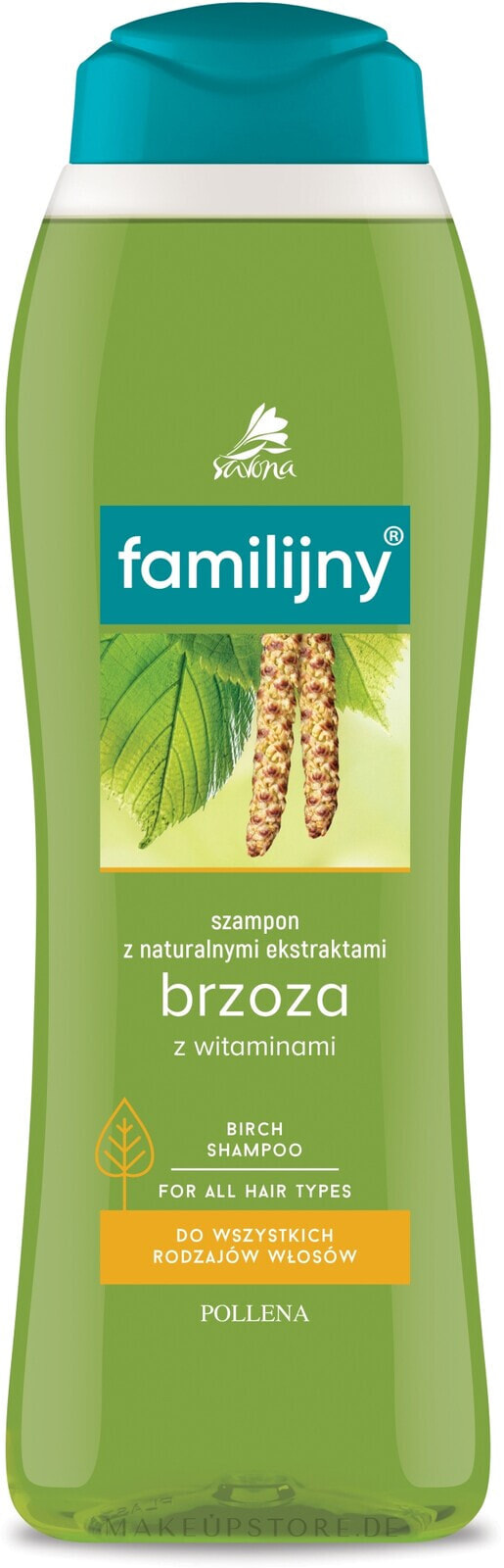 Shampoo mit Birke und Vitaminen für alle Haartypen - Pollena Savona Familijny Birch & Vitamins Shampoo