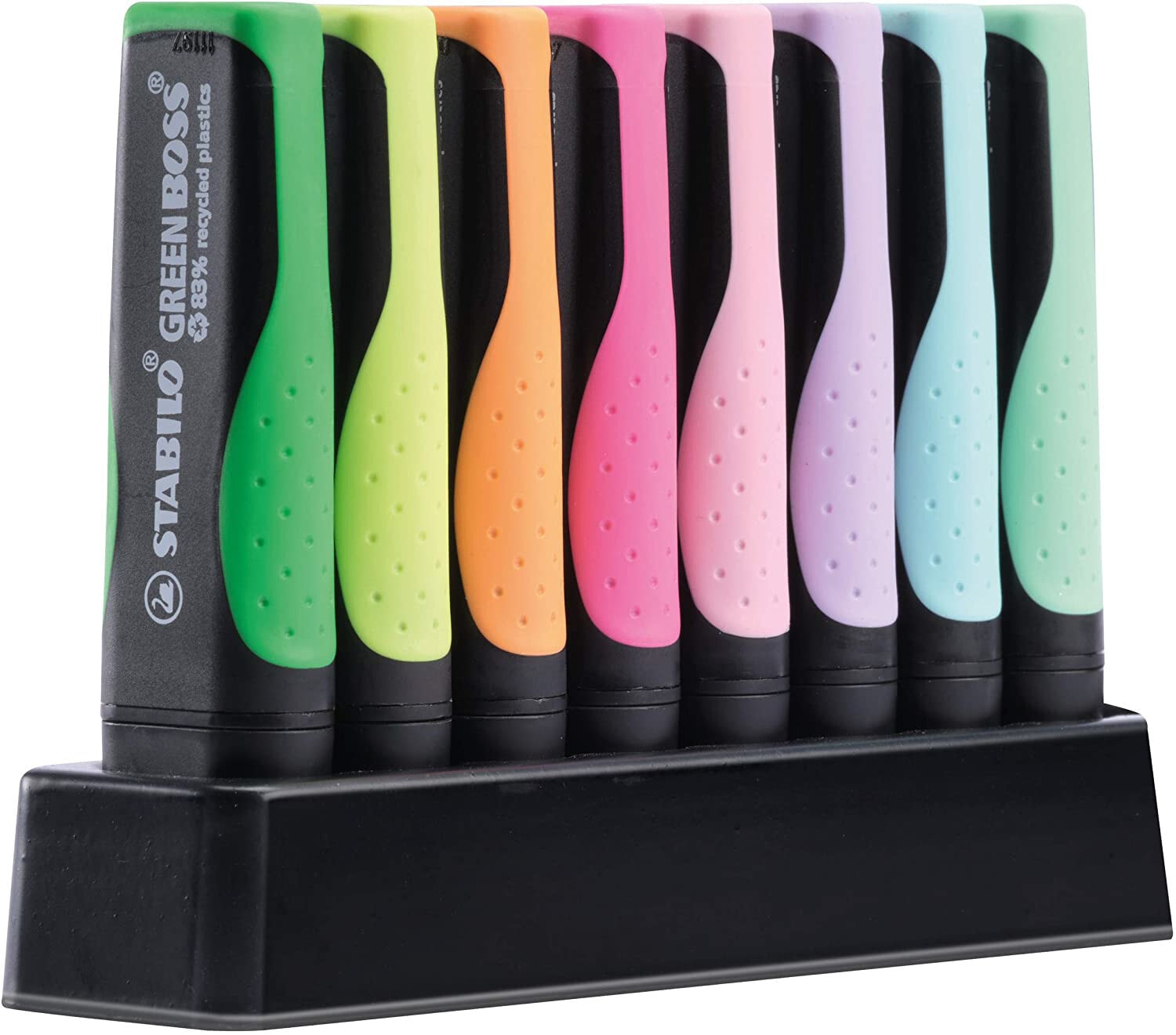 STABILO Green Boss Pastel маркер 8 шт Скошенный наконечник Разноцветный 6070/08-5