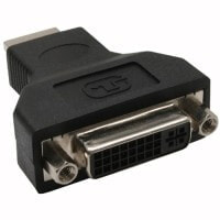 InLine 17670 кабельный разъем/переходник HDMI DVI-D Черный