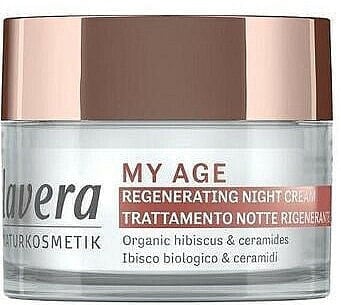 Regenerierende Nachtcreme mit Bio-Hibiskus und Ceramiden - Lavera My Age Regenerating Night Cream