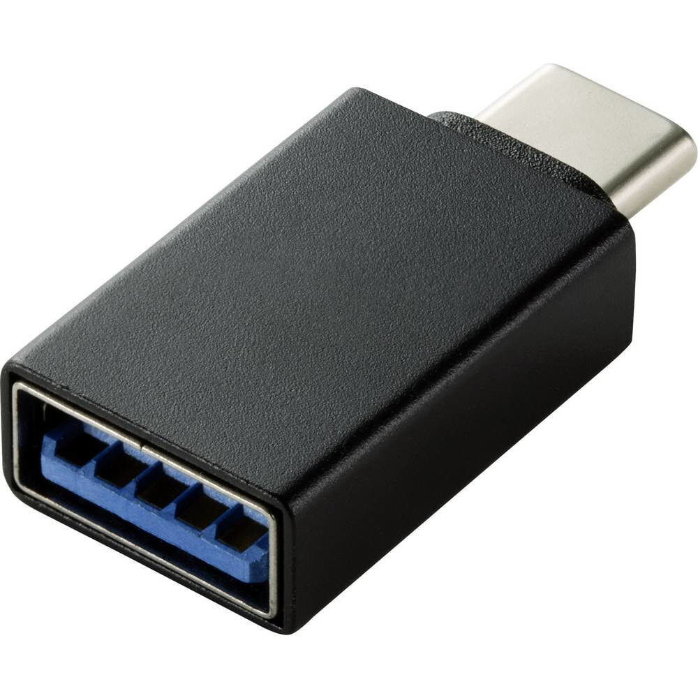 Renkforce RF-4472304 кабельный разъем/переходник USB Type C USB Type A Черный