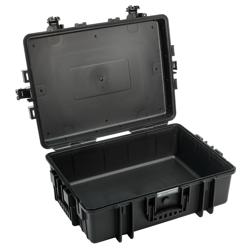 B&W 6500/B/SI портфель для оборудования Портфель/классический кейс Черный