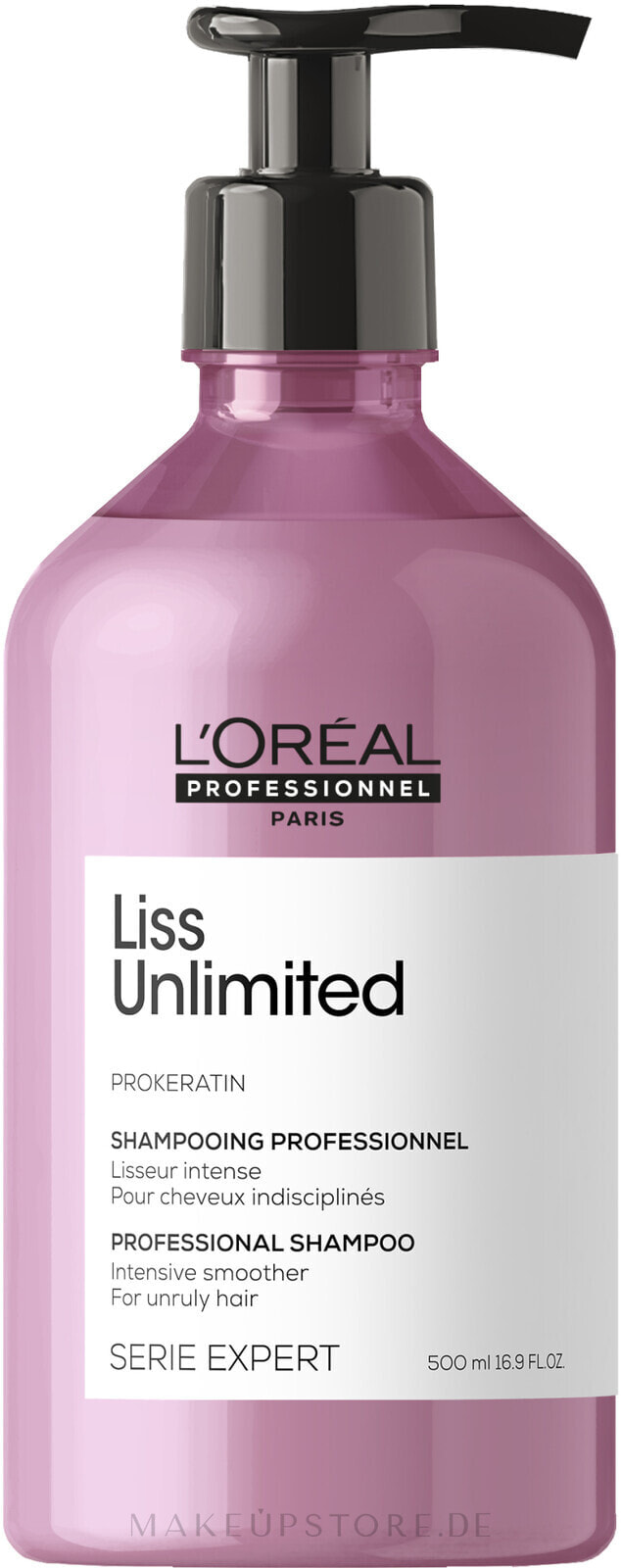 Glättendes Shampoo für widerspenstiges Haar - L'Oreal Professionnel Liss Unlimited Prokeratin Shampoo