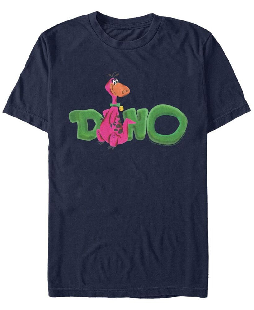 Men's The Flintstones Dino Name Short Sleeve T-shirt