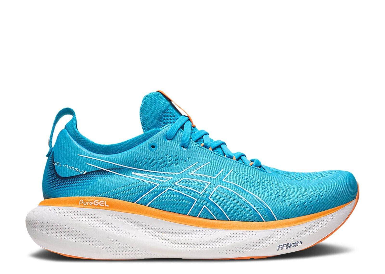 Gel Nimbus 25 Wide 'Island Blue Sun Peach'