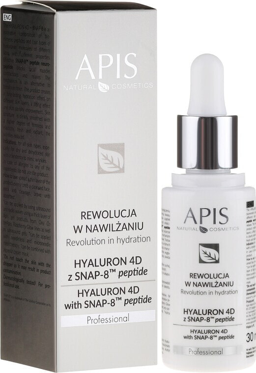 Feuchtigkeitsspendendes Gesichtsserum - APIS Professional Hyaluron 4D + Snap-8 Peptide