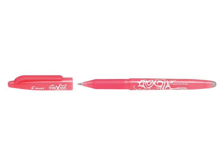 Пилотный шар-Фриксион. Тип конструкции: Ручка-стик, Цвет товара: Розовый, Цвета для письма: Коралловый, Розовый. Количество в упаковке: 1 шт(ы)
