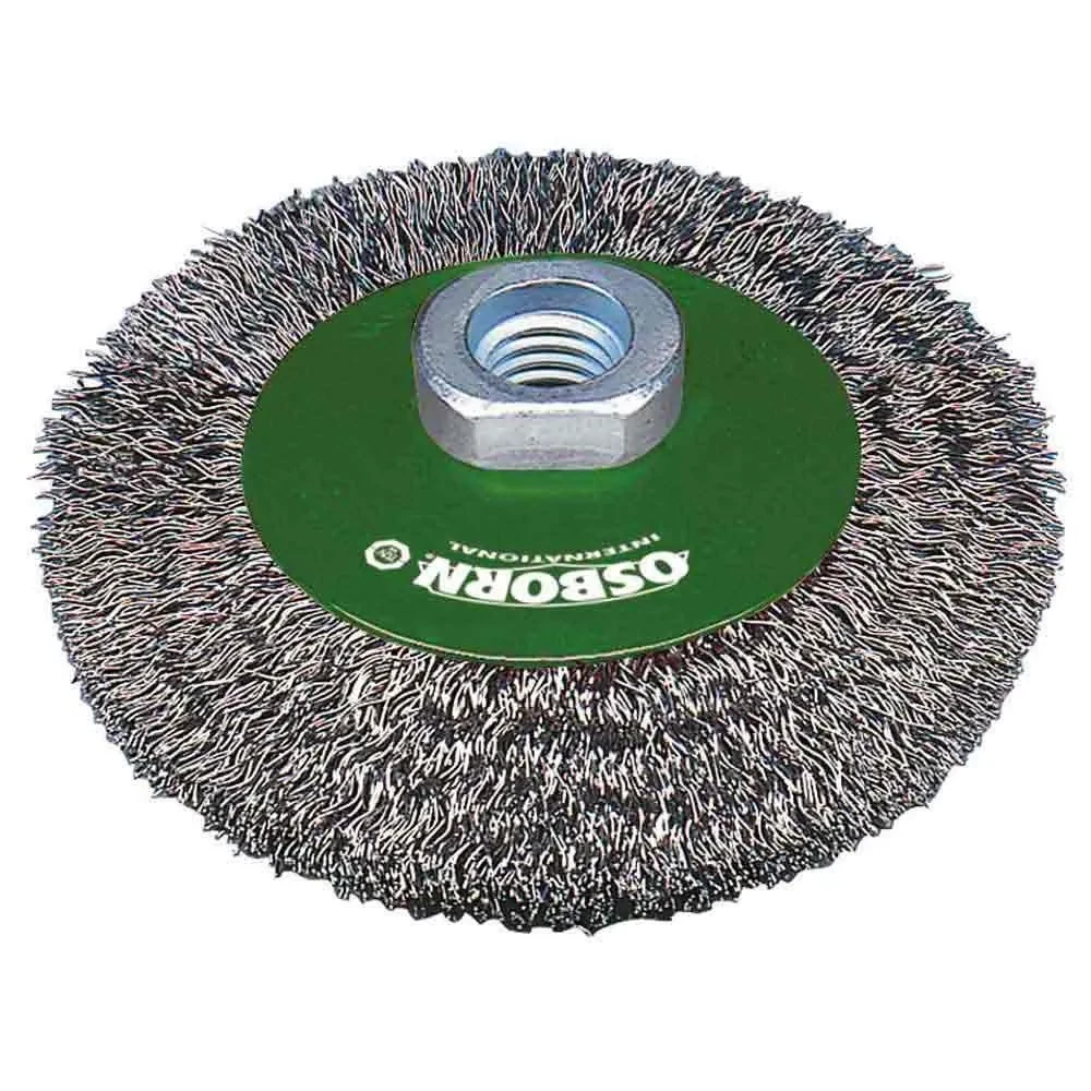 OSBORN 0002512362 M14 100x20x20 Steel Circular Wavy Wire Brush