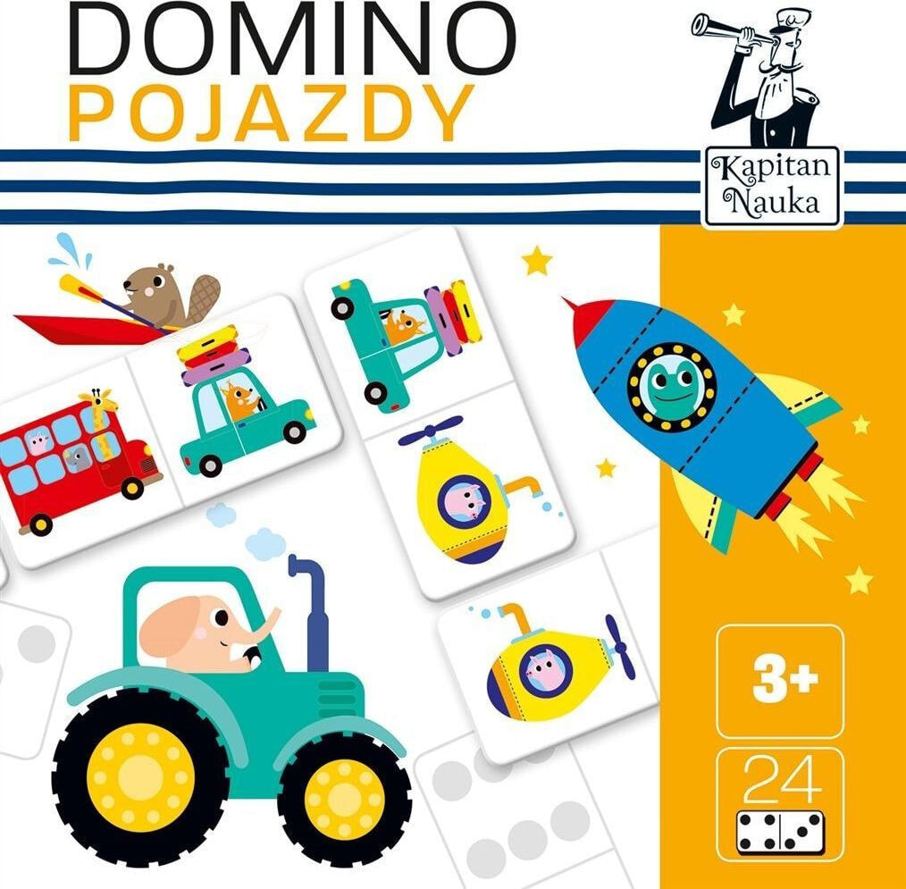 Edgard Captain Science. Picture dominoes. Vehicles
