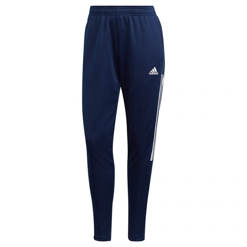 Мужские брюки спортивные синие зауженные летние с лампасами Adidas Tiro 21 Training M GM4495 pants