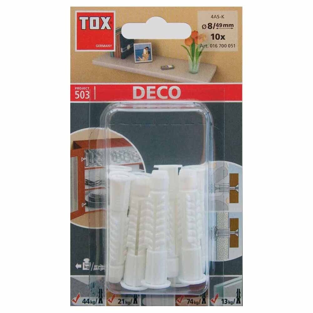 TOX 016700051 4AS-K DECO 6x49 mm Universal Plugs 10 Units