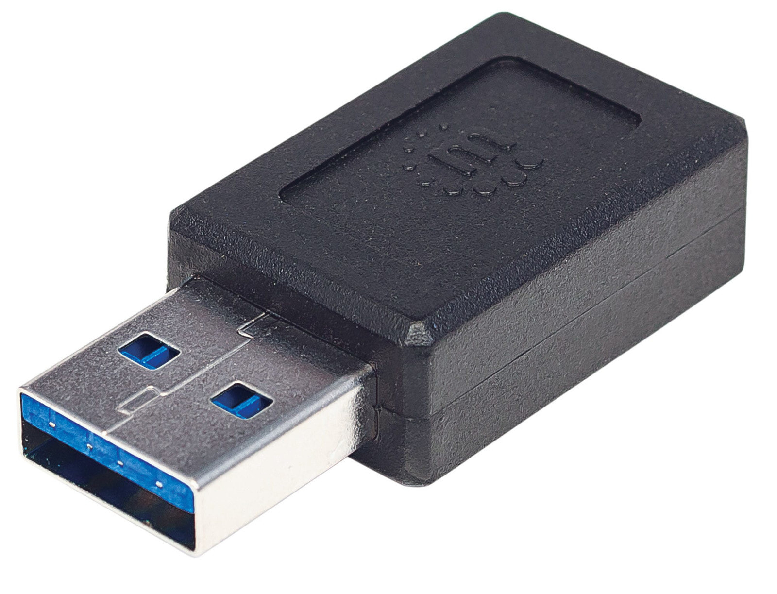 Manhattan 354714 кабельный разъем/переходник USB-A USB-C Черный