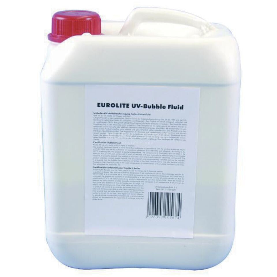 Eurolite UV-Seifenblasenfluid 5l, blau 1l=4,70 EUR