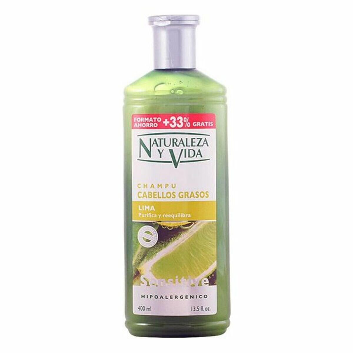 Purifying Shampoo Sensitive Naturvital Champu Sensitive 100 ml 400 ml (400 ml)