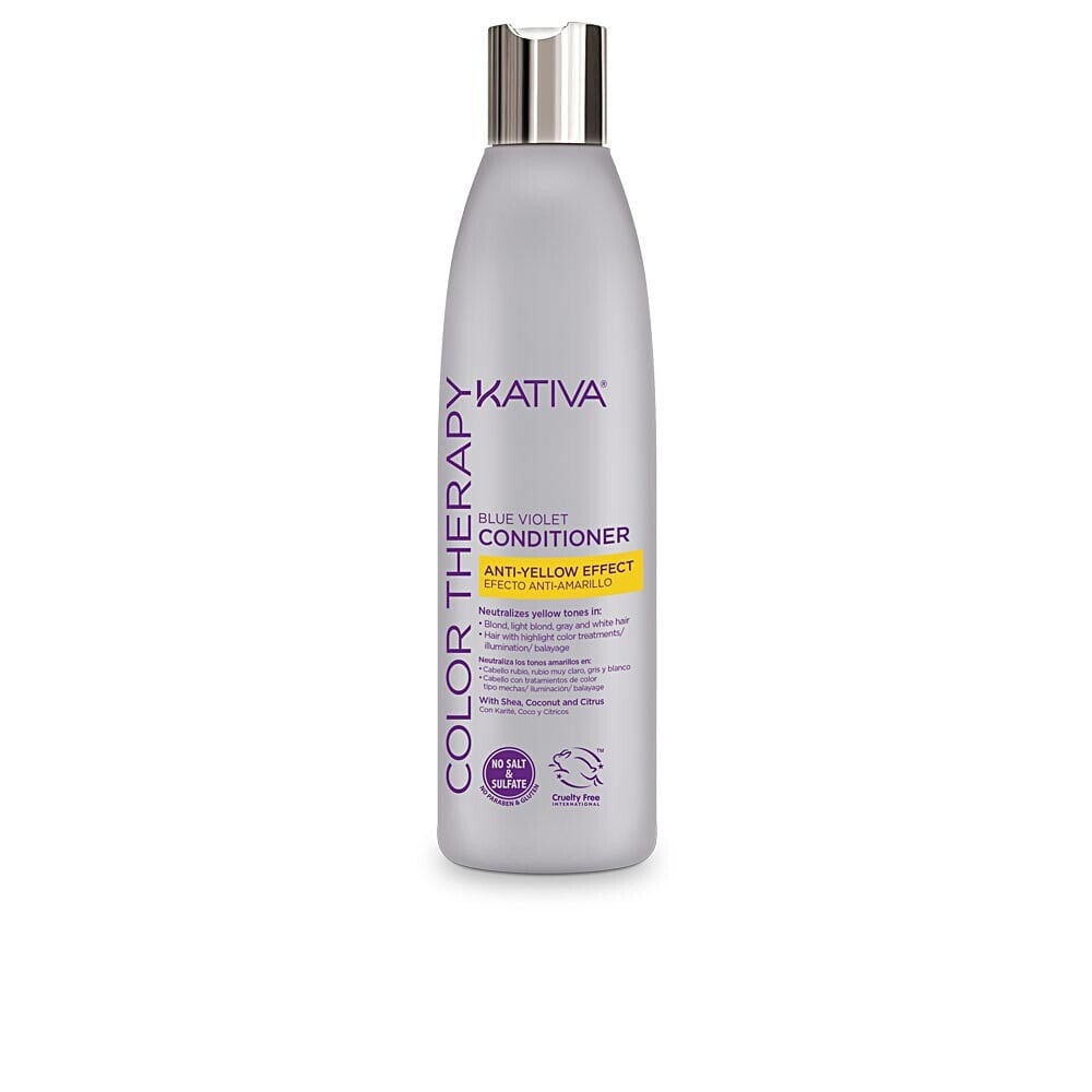 Kativa Blue Violet Anti-Yellow Affect Conditioner Кондиционер с фиолетовым пигментом против желтизны волос 250 мл